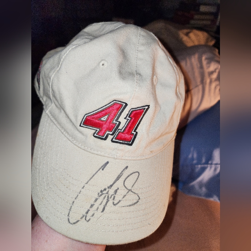 Casey Mears signed ball cap
